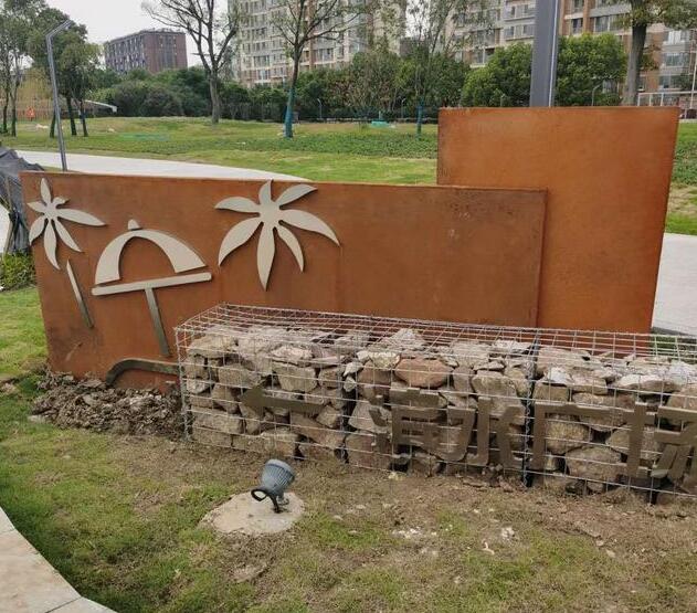 铜陵锈钢板挡土墙