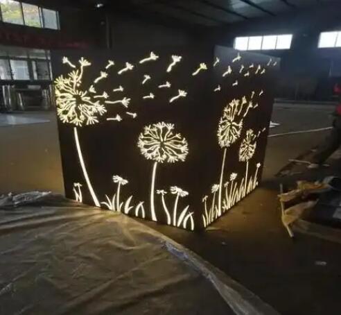 铜陵耐候钢灯箱